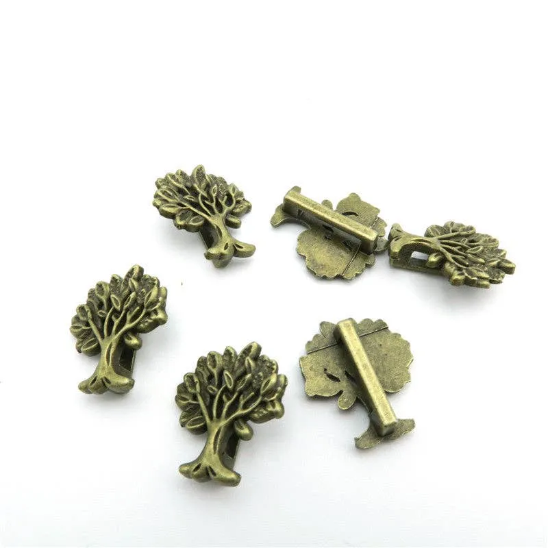 10 Pcs for 10mm flat leather,Antique Brass Tree of Life jewelry supplies jewelry finding D-1-10-64