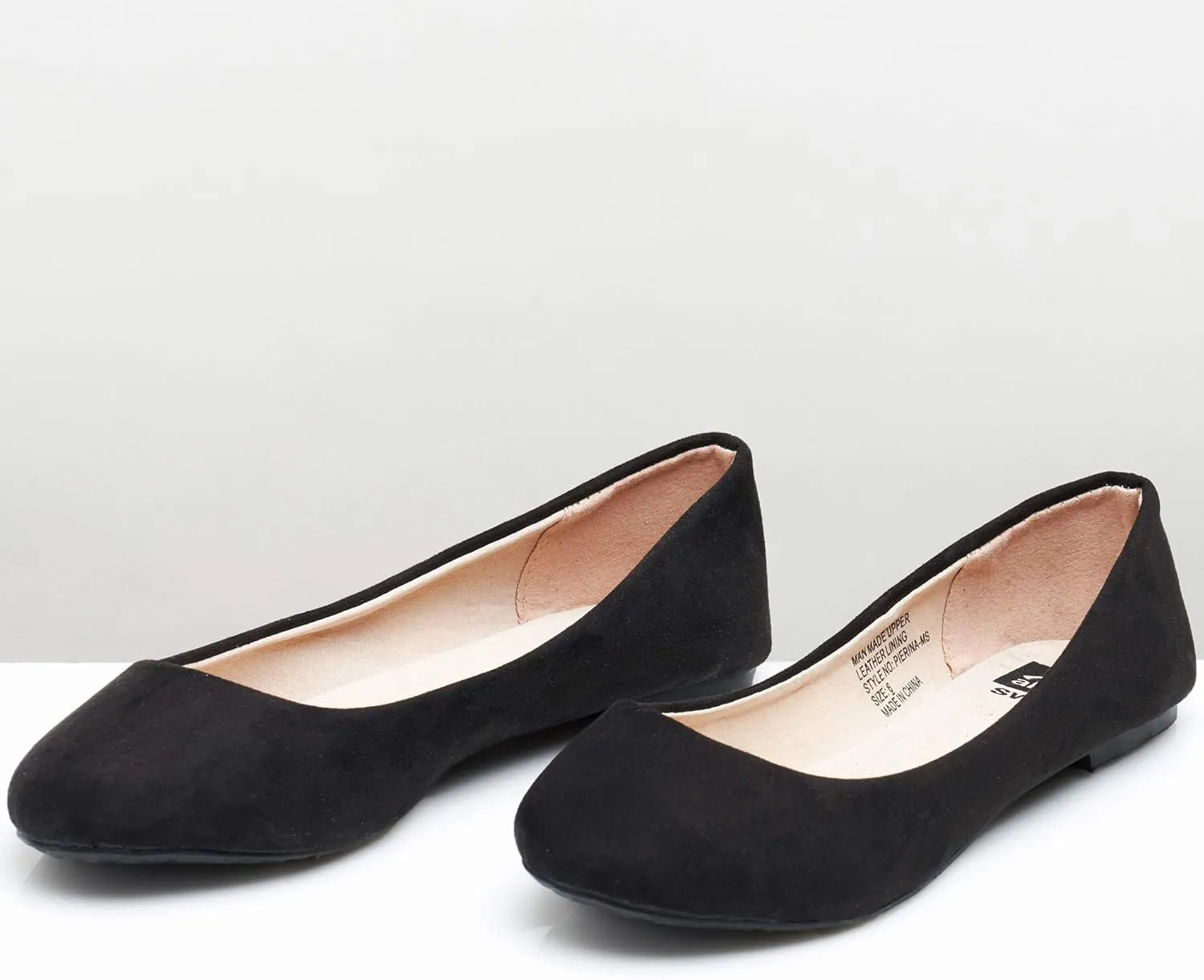 Alpine Swiss Womens Pierina Round Toe Ballet Flats
