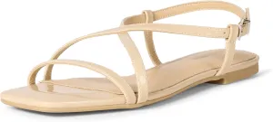 Amazon Essentials Women's Flat Strap Sandals