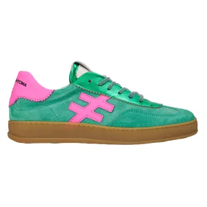 Another Trend Ladies Trainers - A03211 - Green/Pink