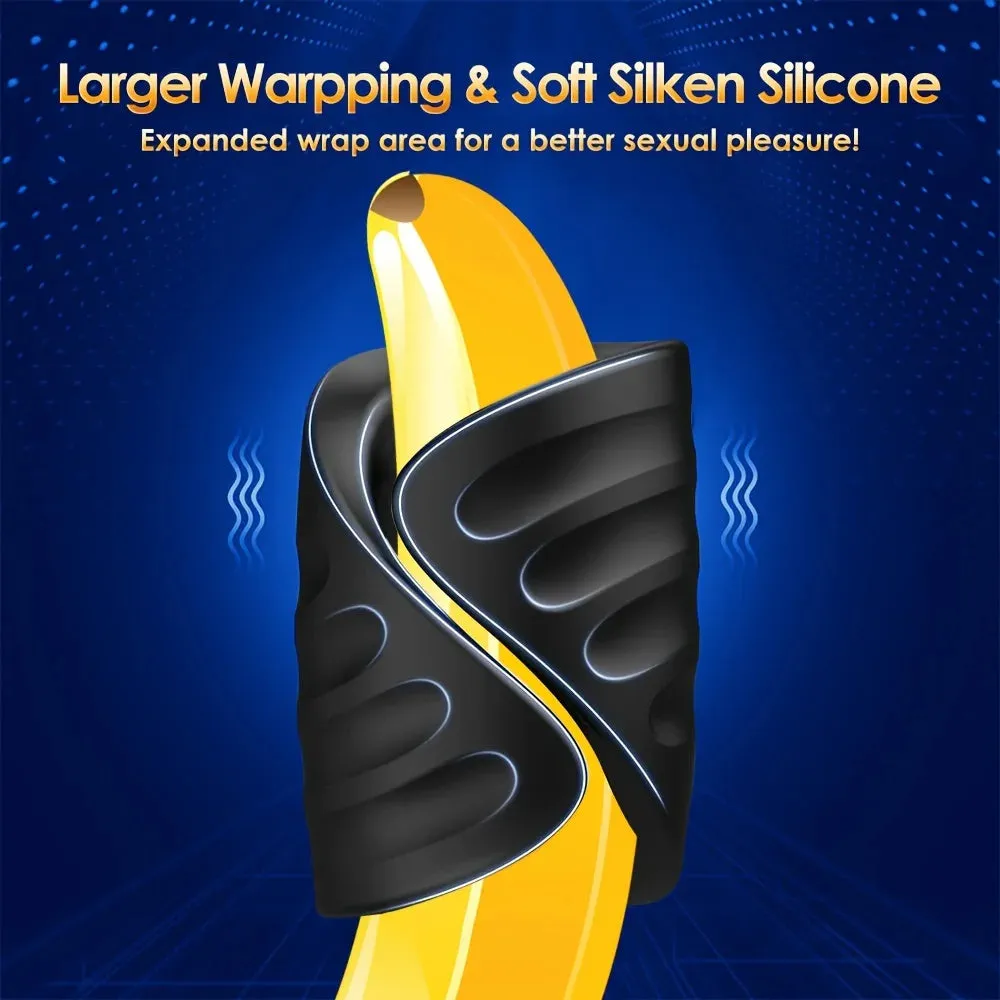APP Control Male Delay Trainer Masturbator Penis Training Glans Trainer Stimulator Vibrator with APP Control Delay Cock