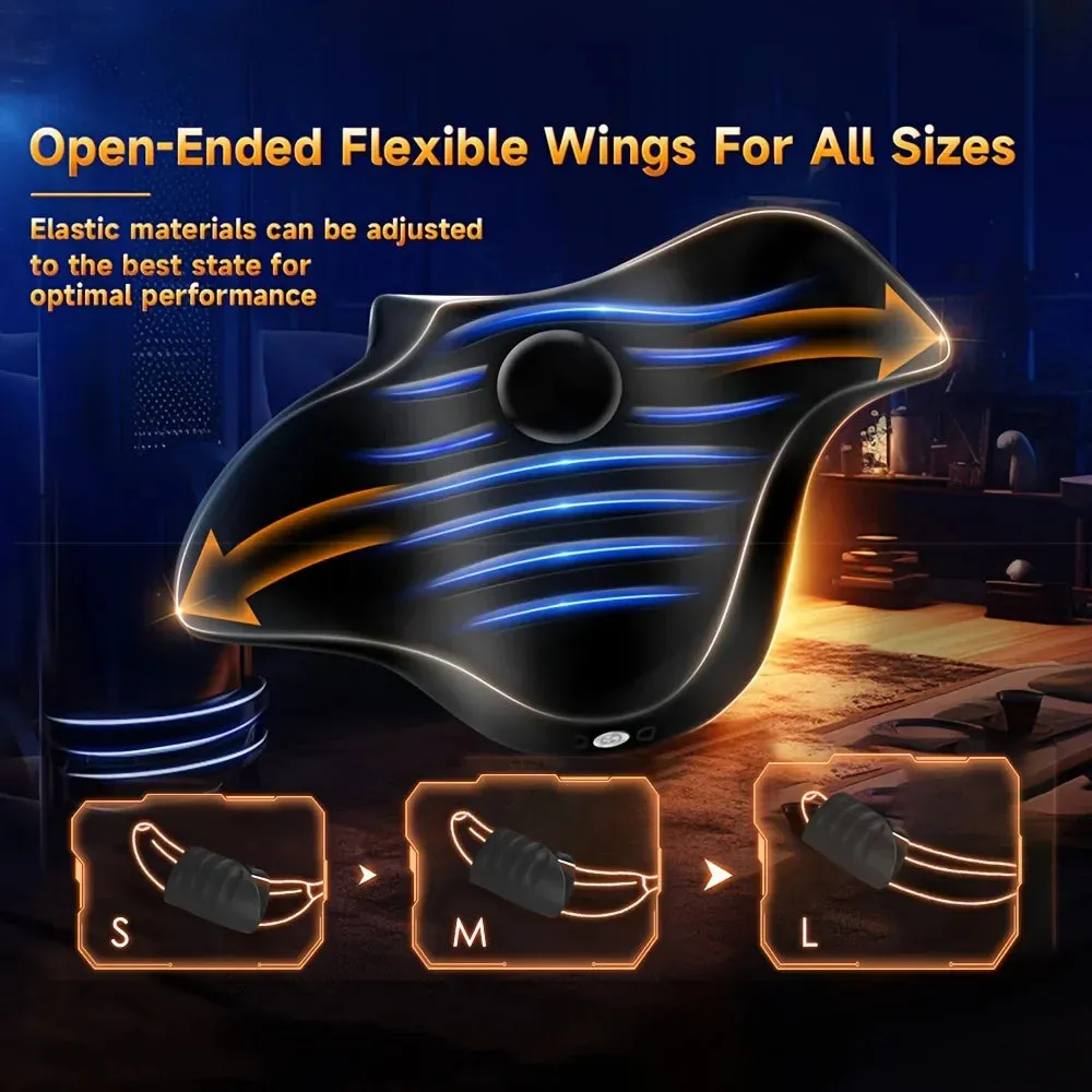 APP Control Male Delay Trainer Masturbator Penis Training Glans Trainer Stimulator Vibrator with APP Control Delay Cock