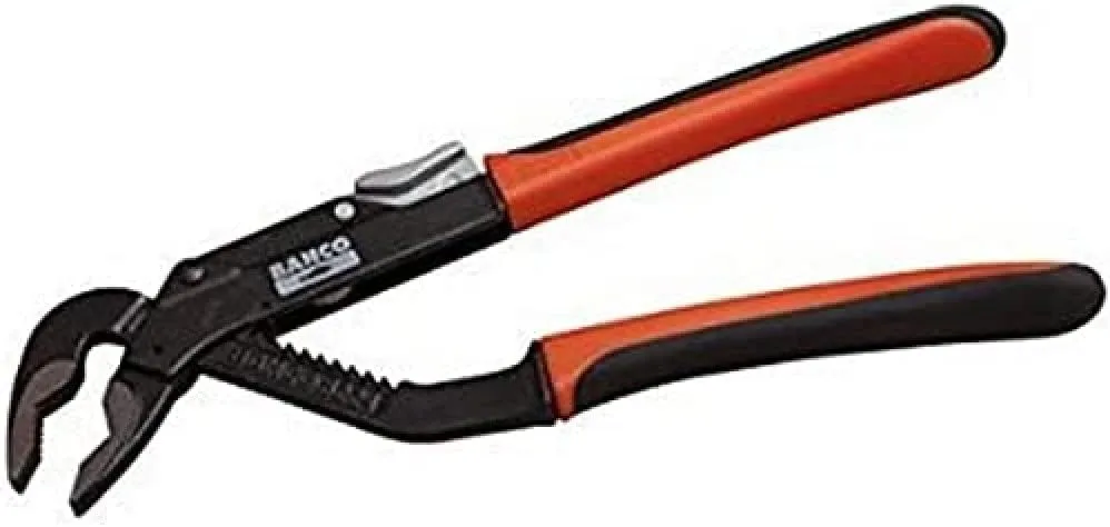 Bahco 8223 IP "Ergo" Slip Joint Pliers, Black/Orange, 200 mm