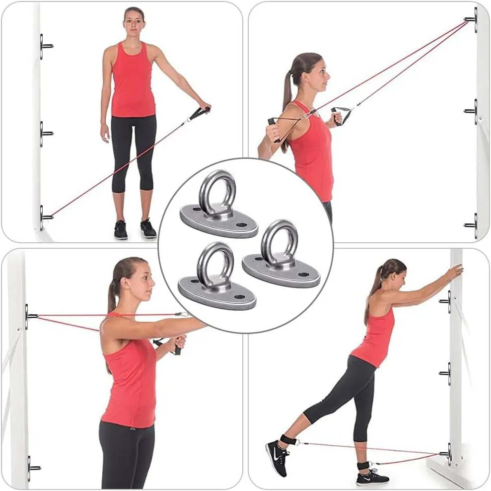 BeneLabel Wall Ceiling Mount Bracket for Suspension Strap Trainer, 2800lb Capacity, Body Weight Strength Training Systems, Aerial Yoga Swing, Resistance Band,Hammock,Battle Rope, Boxing Equipment