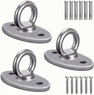 BeneLabel Wall Ceiling Mount Bracket for Suspension Strap Trainer, 2800lb Capacity, Body Weight Strength Training Systems, Aerial Yoga Swing, Resistance Band,Hammock,Battle Rope, Boxing Equipment