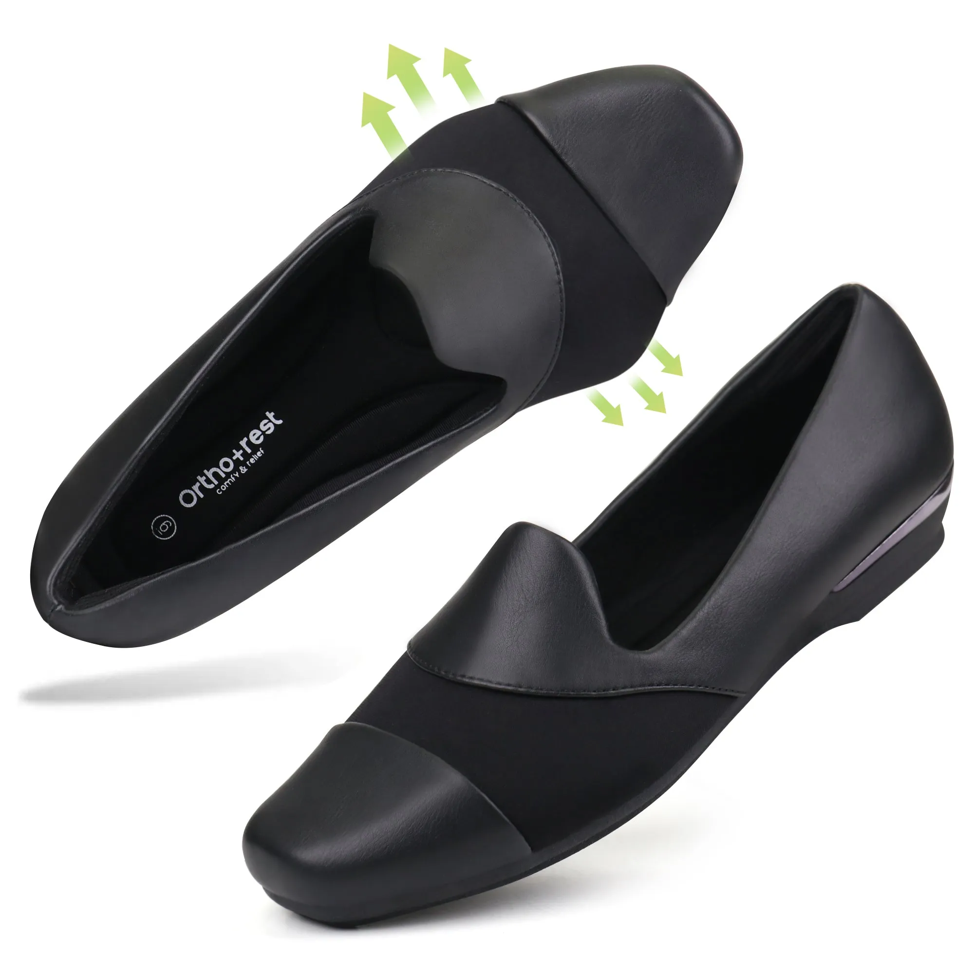 Black Loafer Dress-Luna
