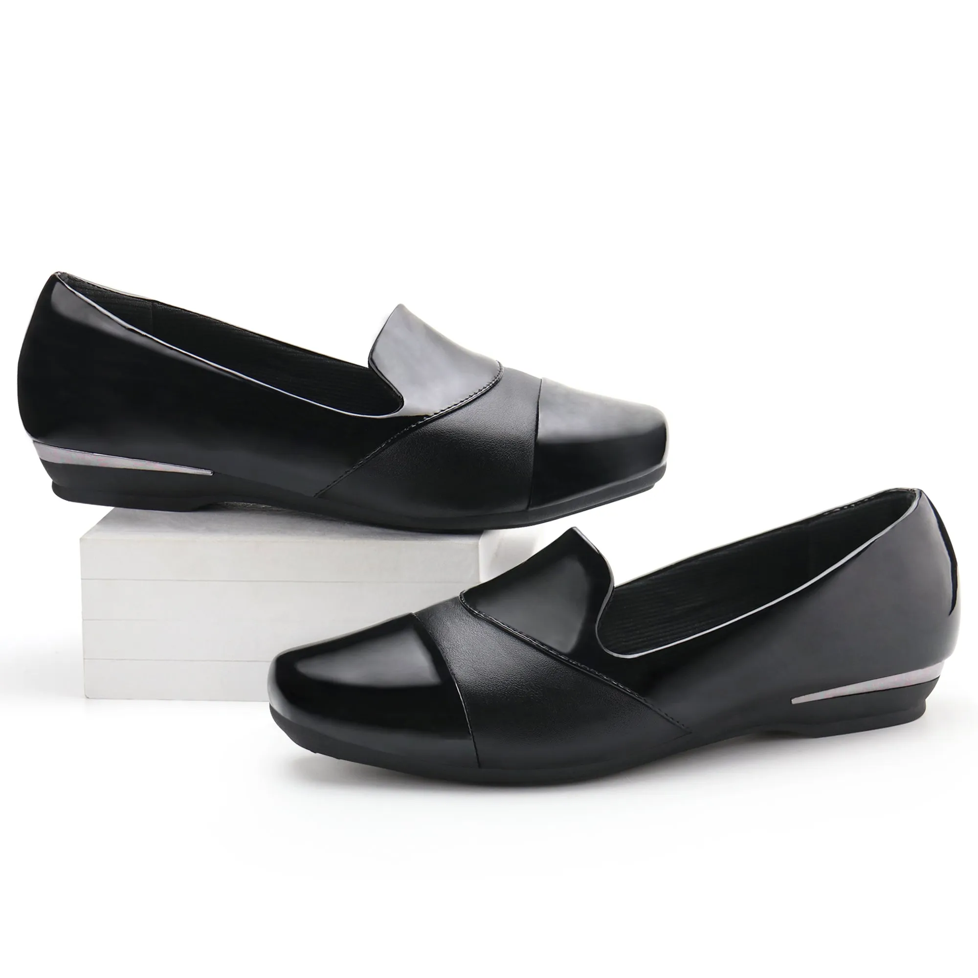Black Loafer Dress-Luna
