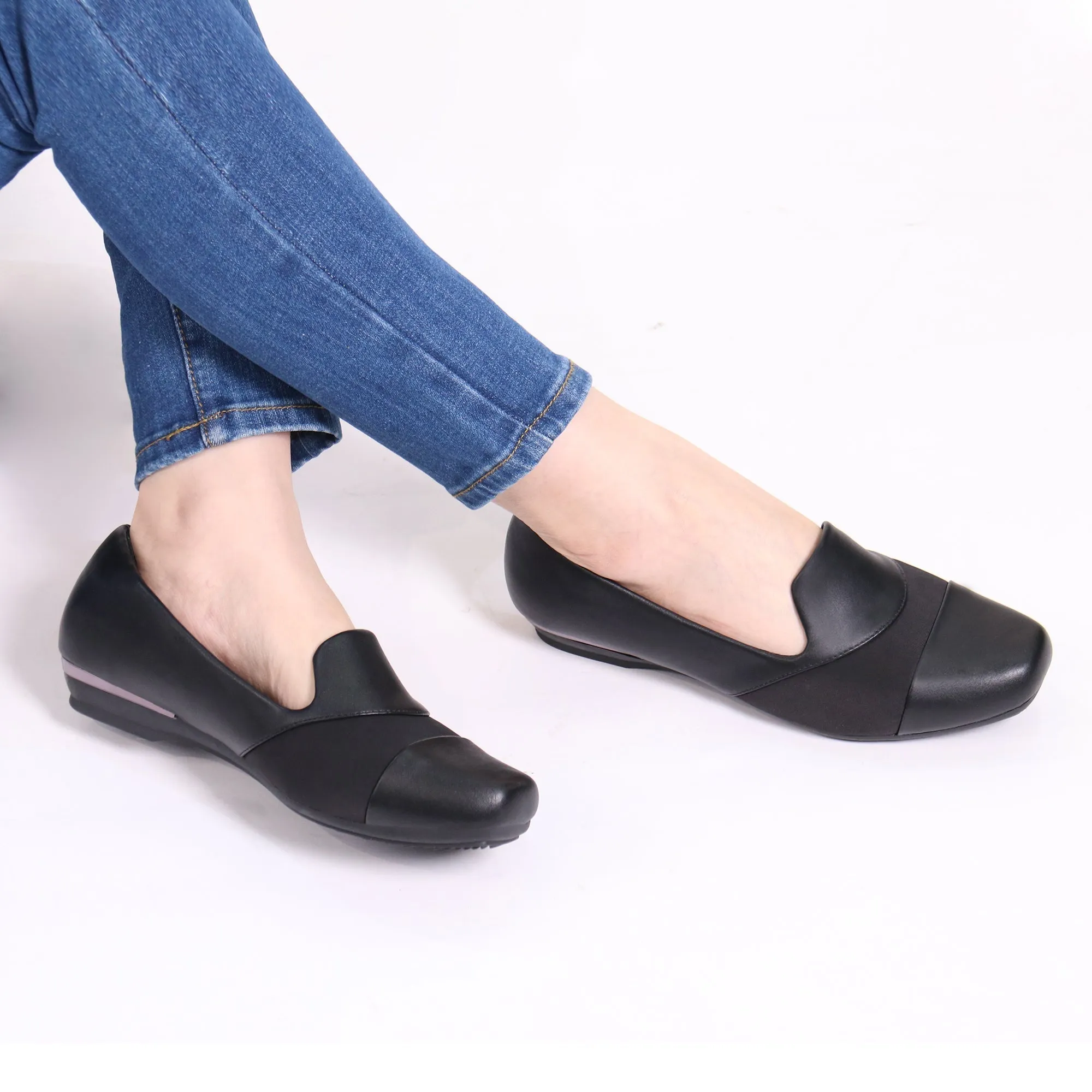 Black Loafer Dress-Luna