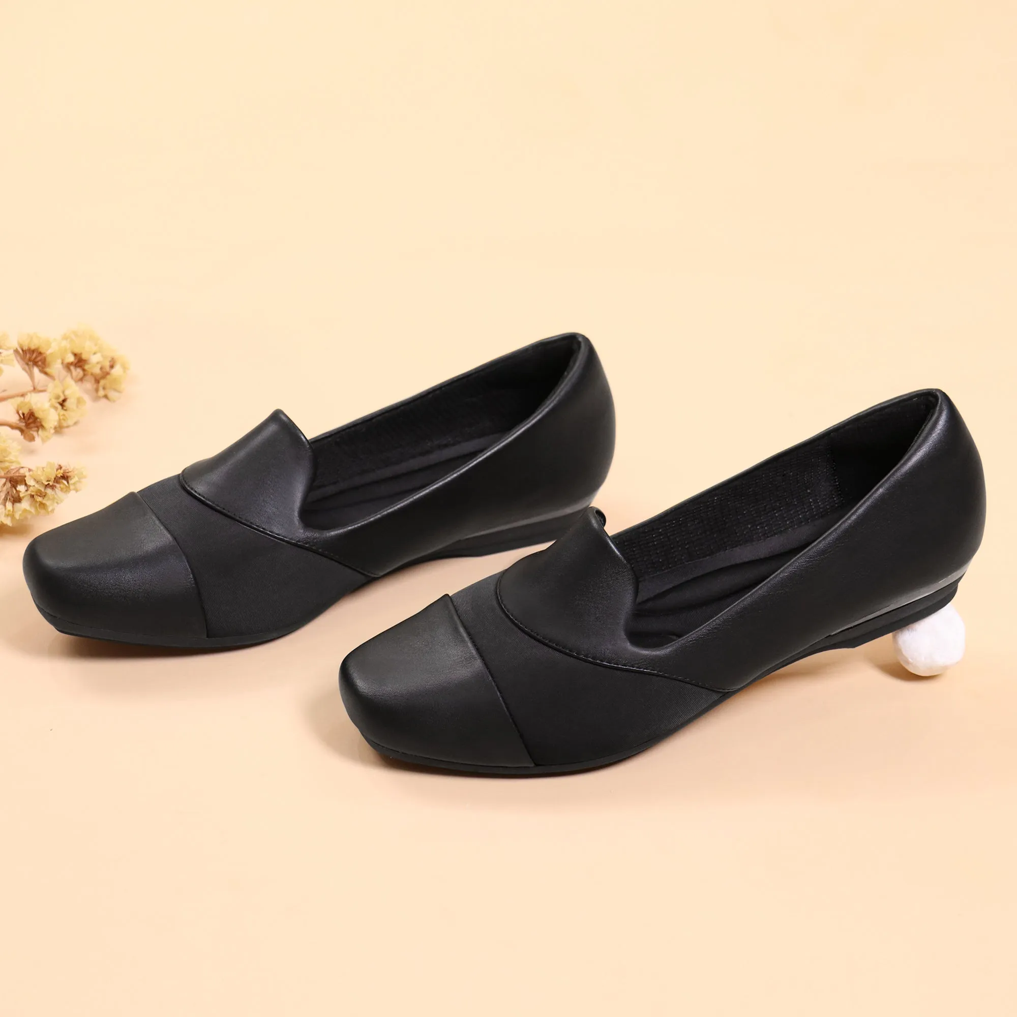 Black Loafer Dress-Luna
