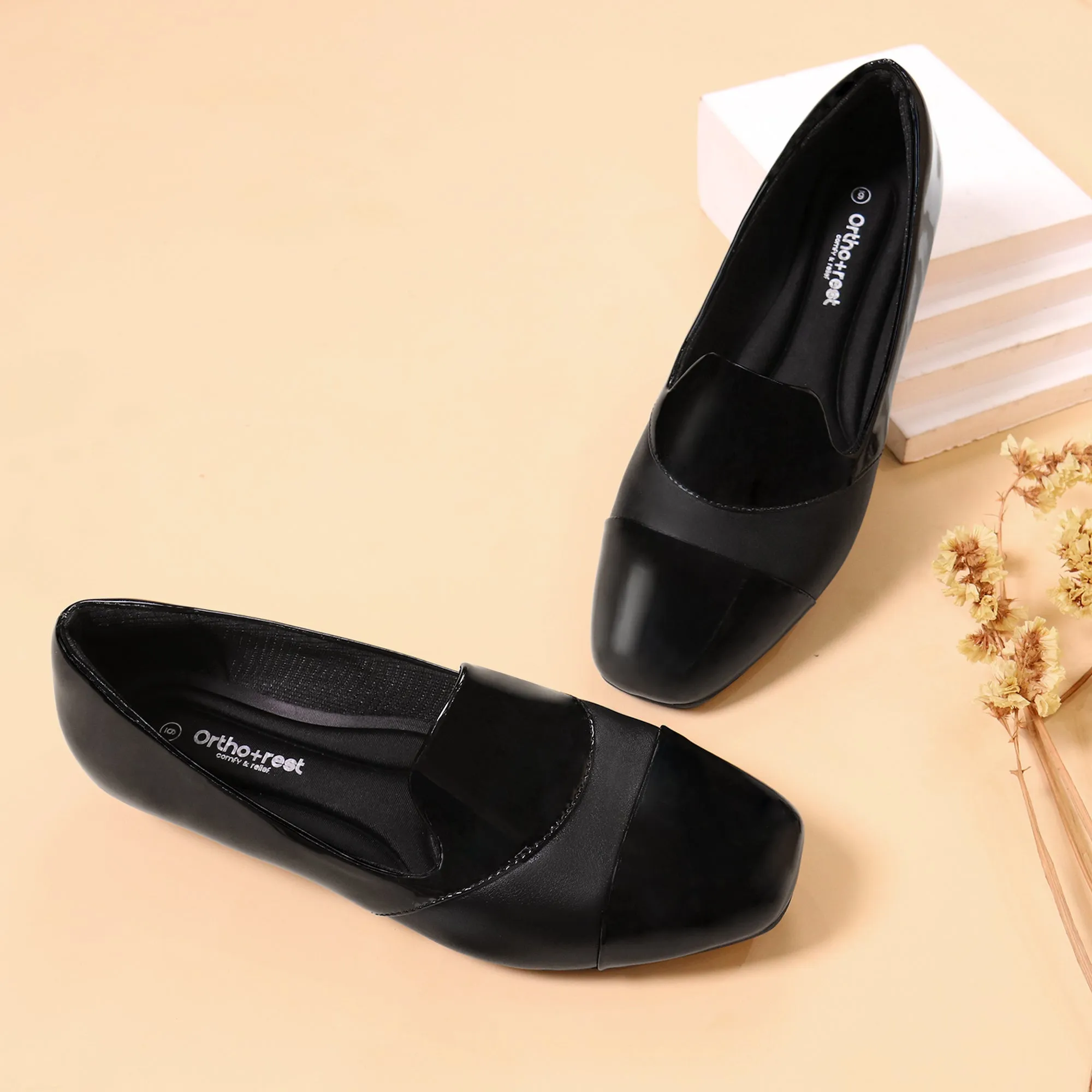 Black Loafer Dress-Luna