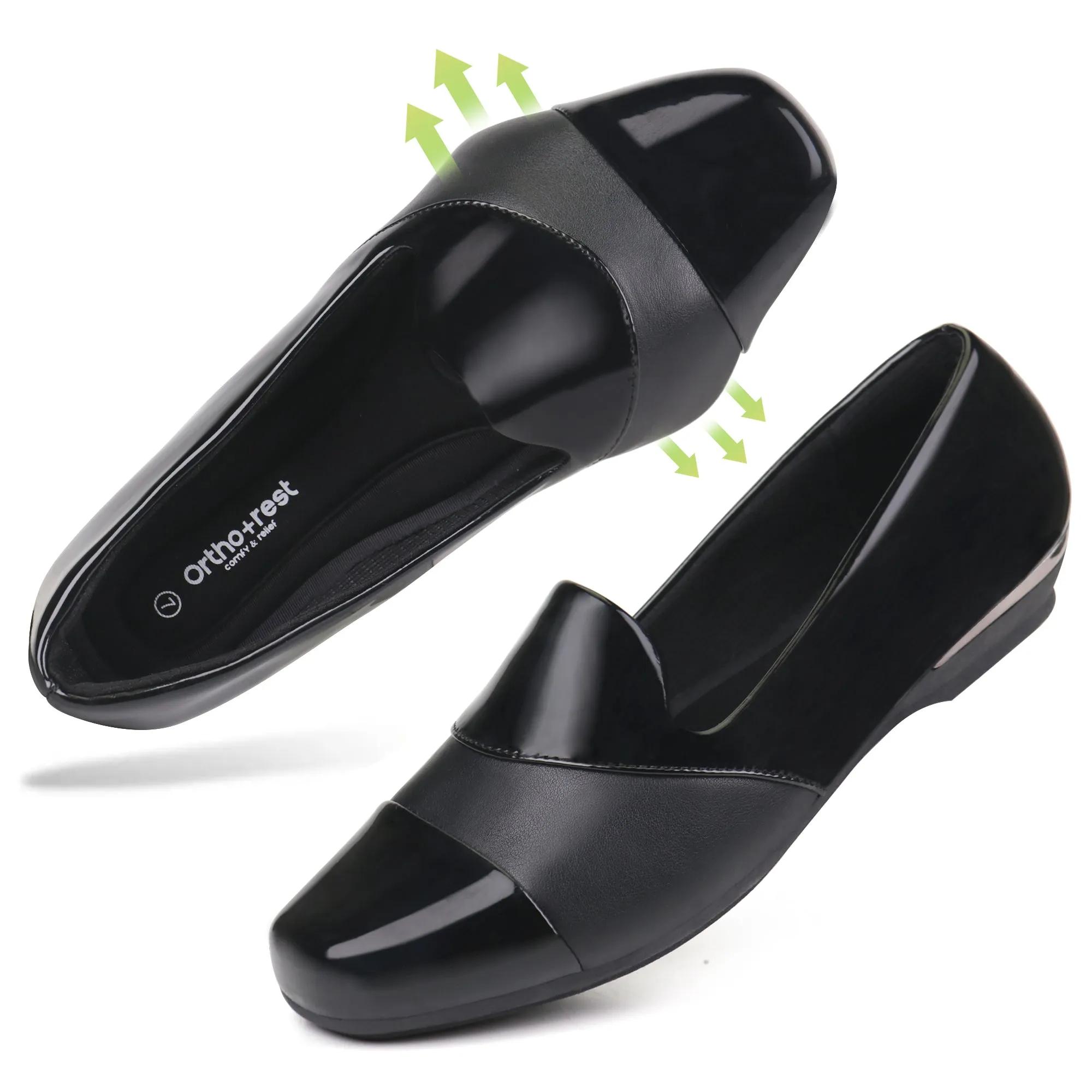 Black Loafer Dress-Luna