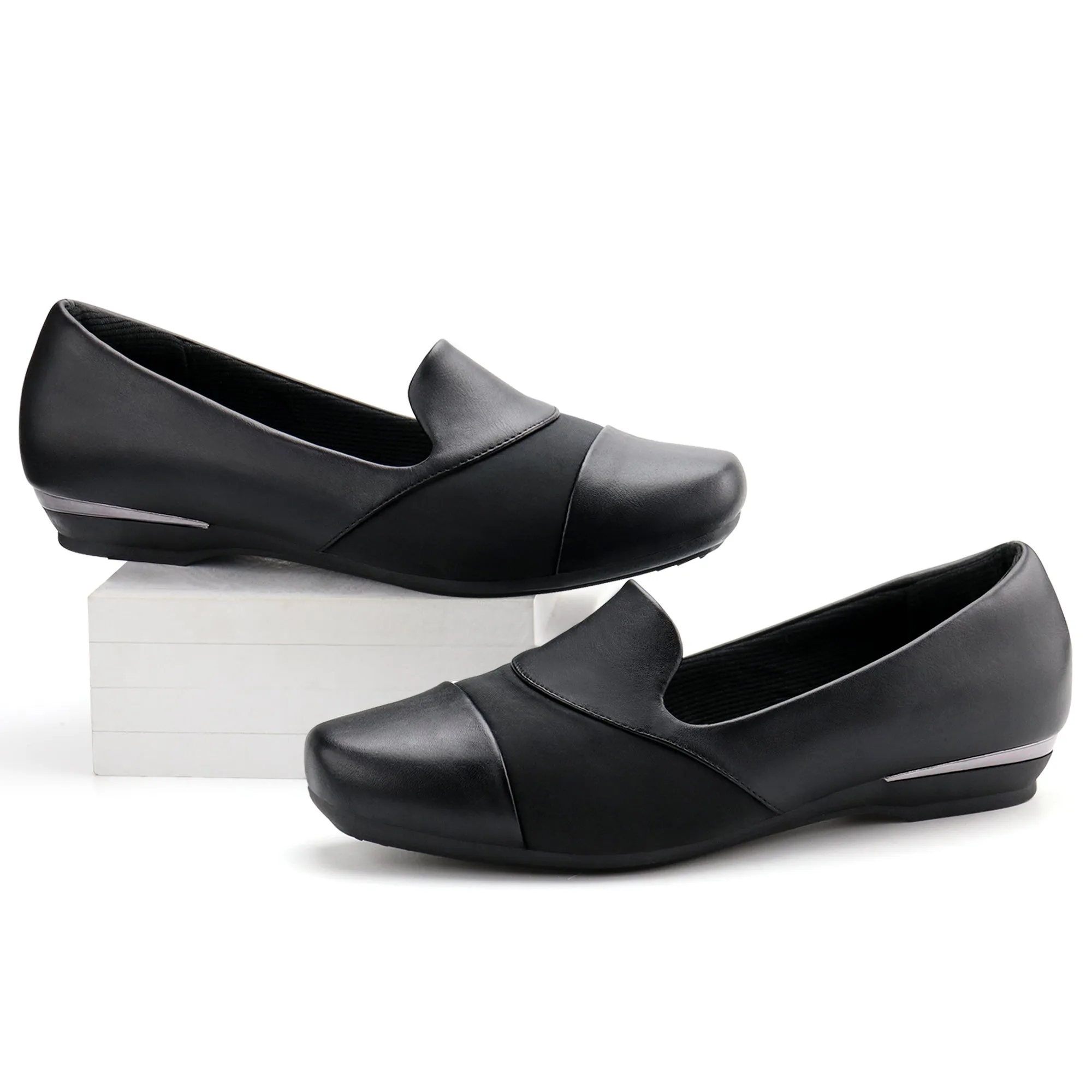 Black Loafer Dress-Luna
