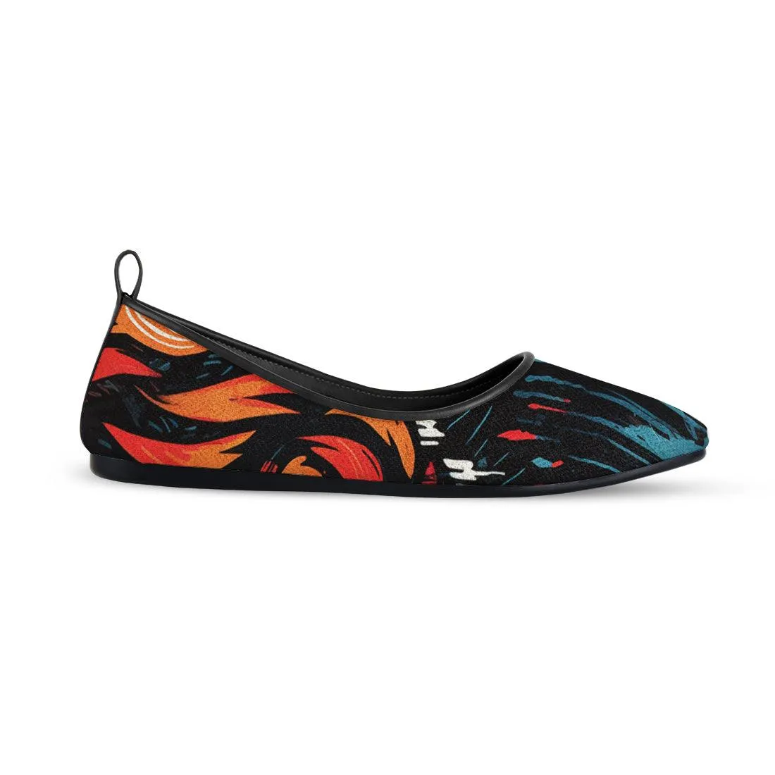 Black Round Toe Shoe Marks