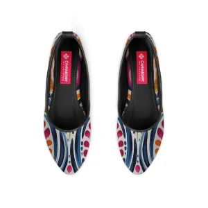 Black Round Toe Shoe Stipples