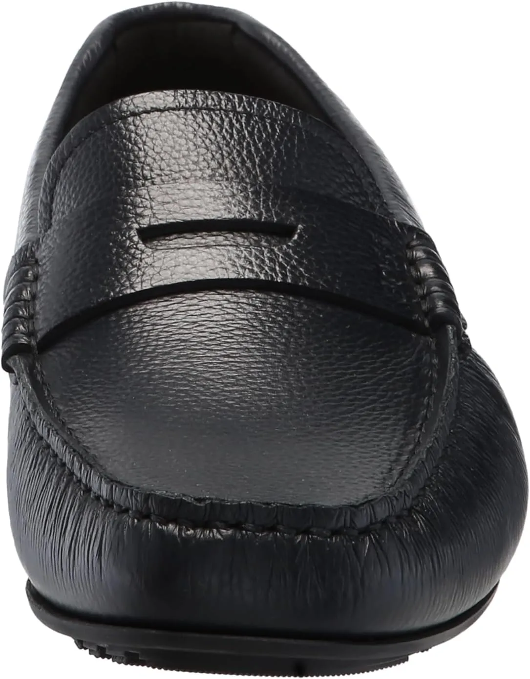 BOSS Men's Noel Grainy Leather Moccasins