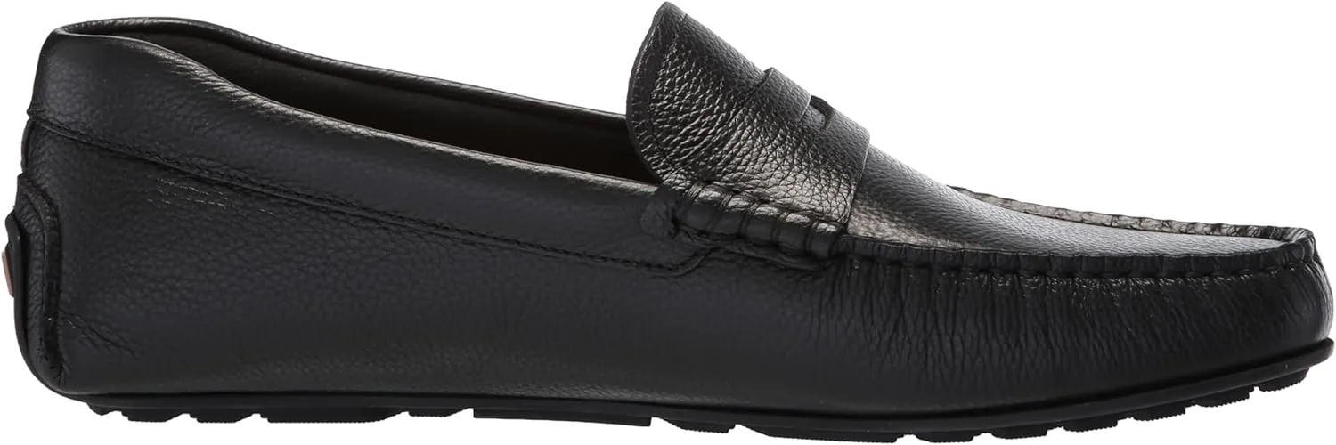 BOSS Women's Noel Grainy Leather Moccasins