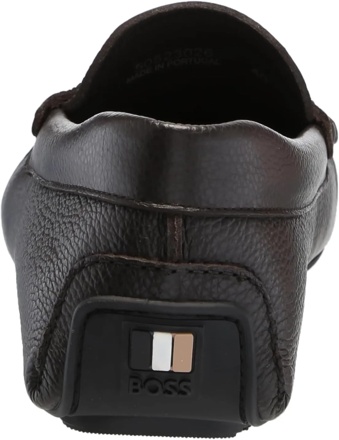 BOSS Women's Noel Grainy Leather Moccasins