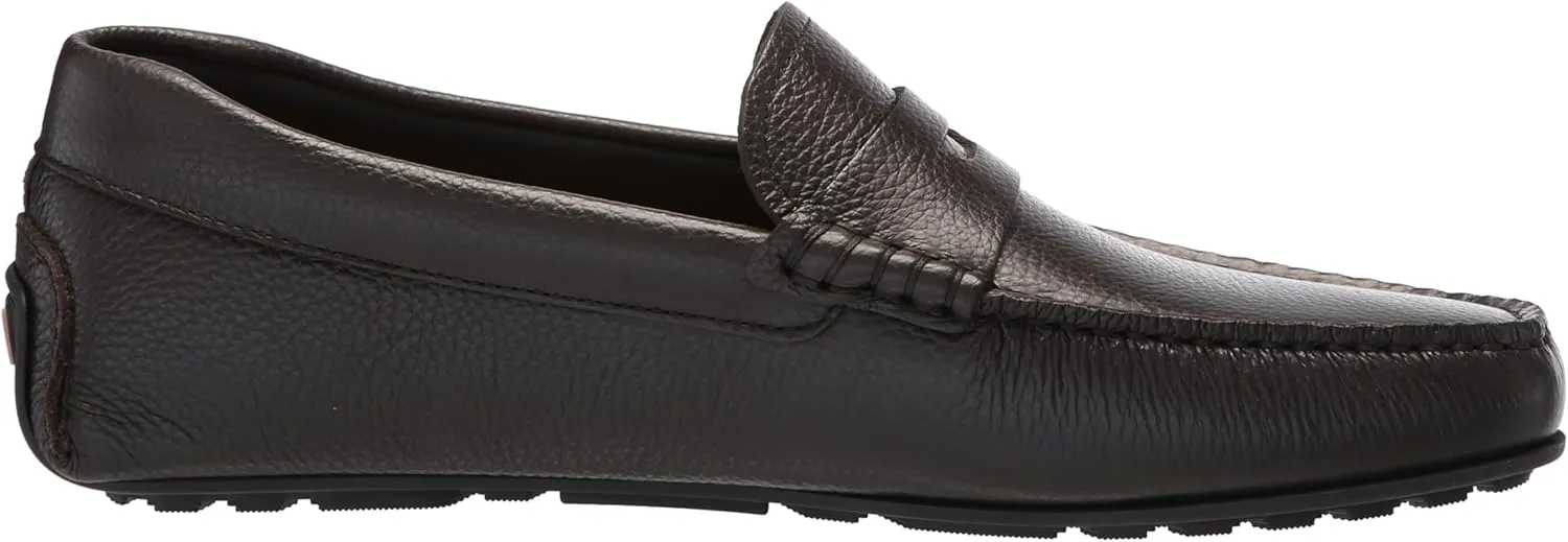 BOSS Women's Noel Grainy Leather Moccasins