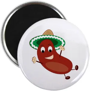 CafePress Jumping Bean Magnets 2.25" Round Magnet (10 pack)