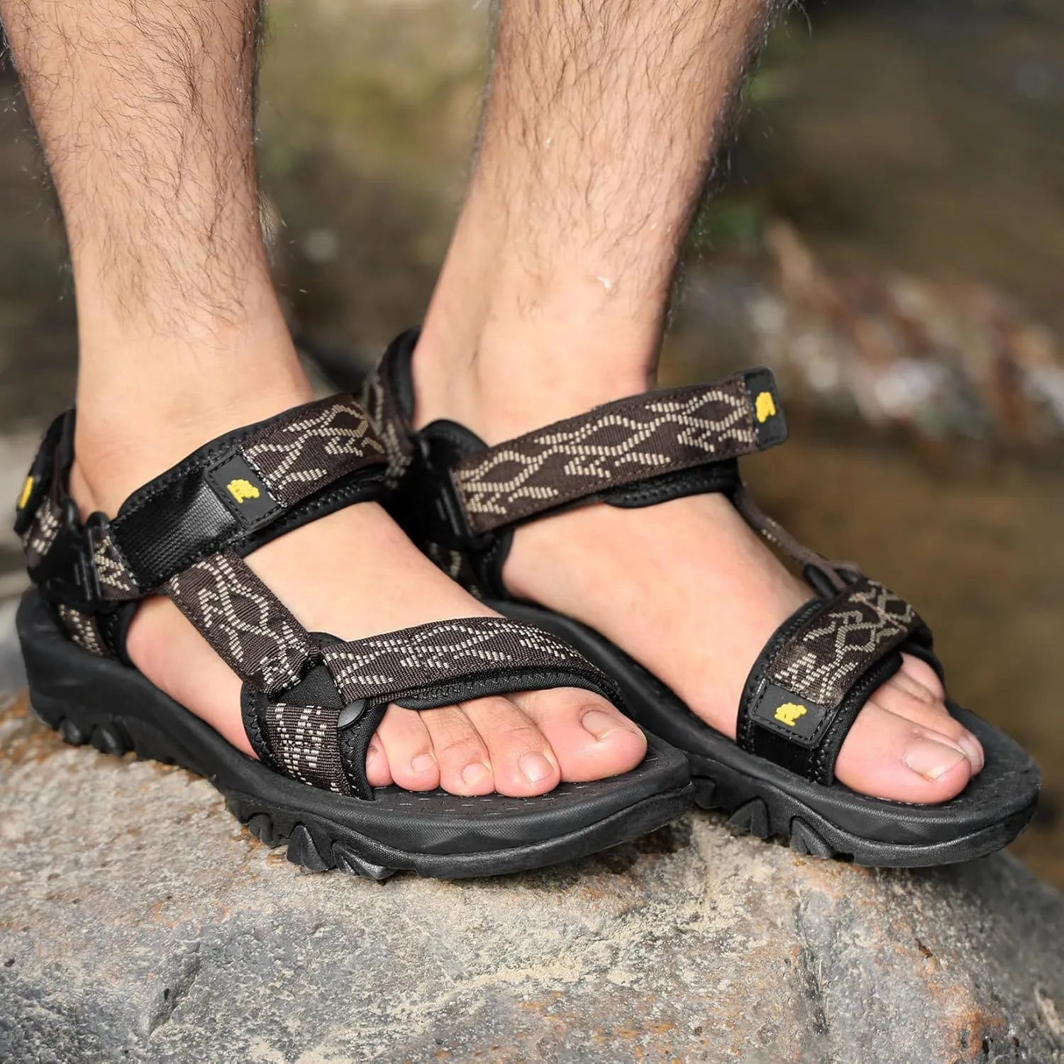 CAMELSPORTS Men’s Sandals Hiking Athletic Sandals Non-slip Water Sandals Comfortable Sport Sandals Open Toe Casual Beach Sandals
