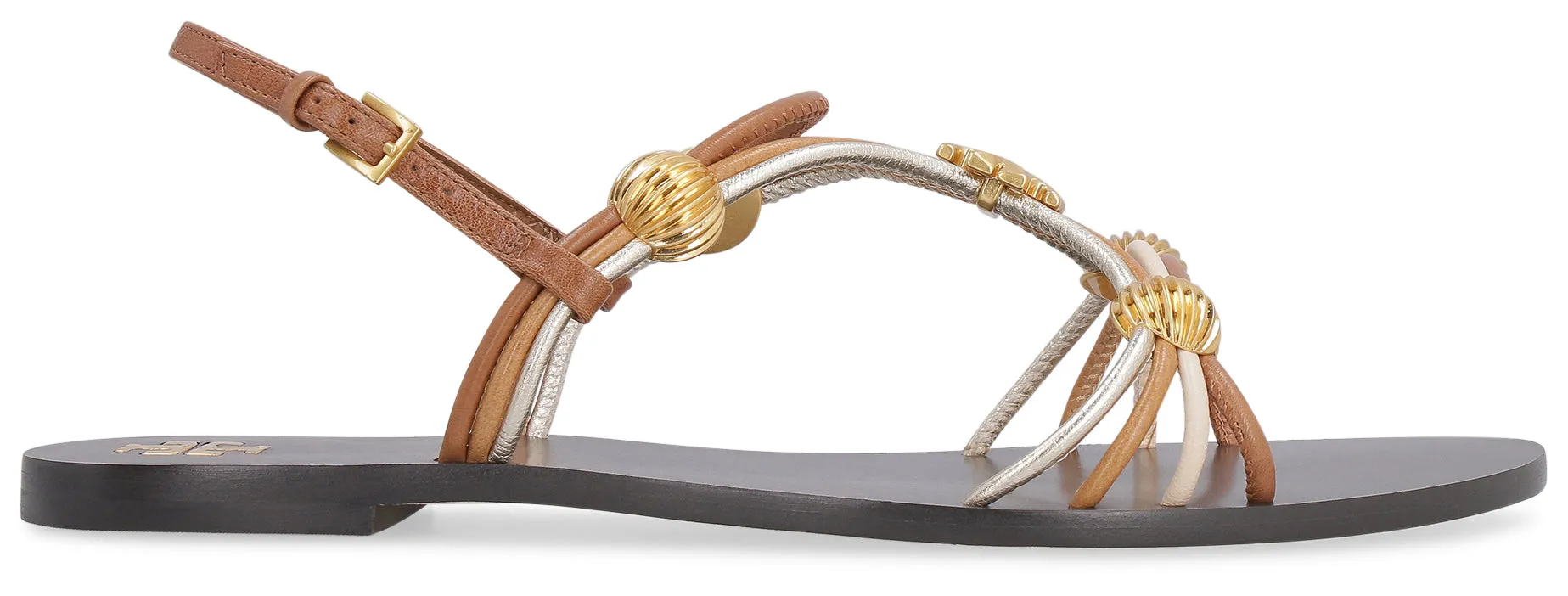 Capri leather flat sandals