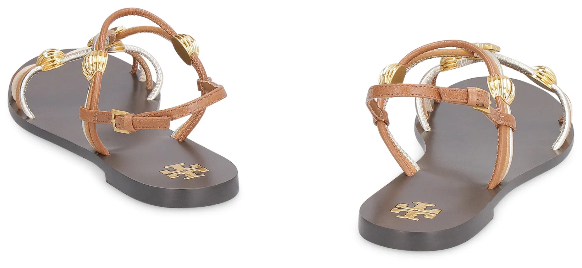 Capri leather flat sandals