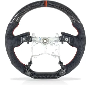 Car steering wheel carbon fiber For Toyota 4Runner Tacoma 2010-2023/Tundra 2014-2021 TRD (Carbon fiber leather)