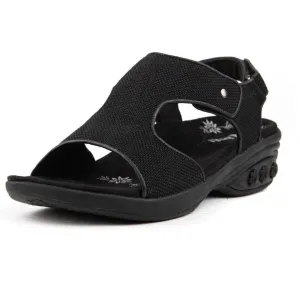 Cassandra Women's Fabric Adjustable Strap Wedge Sandal