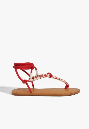 Claire Sandal in Ultra Red