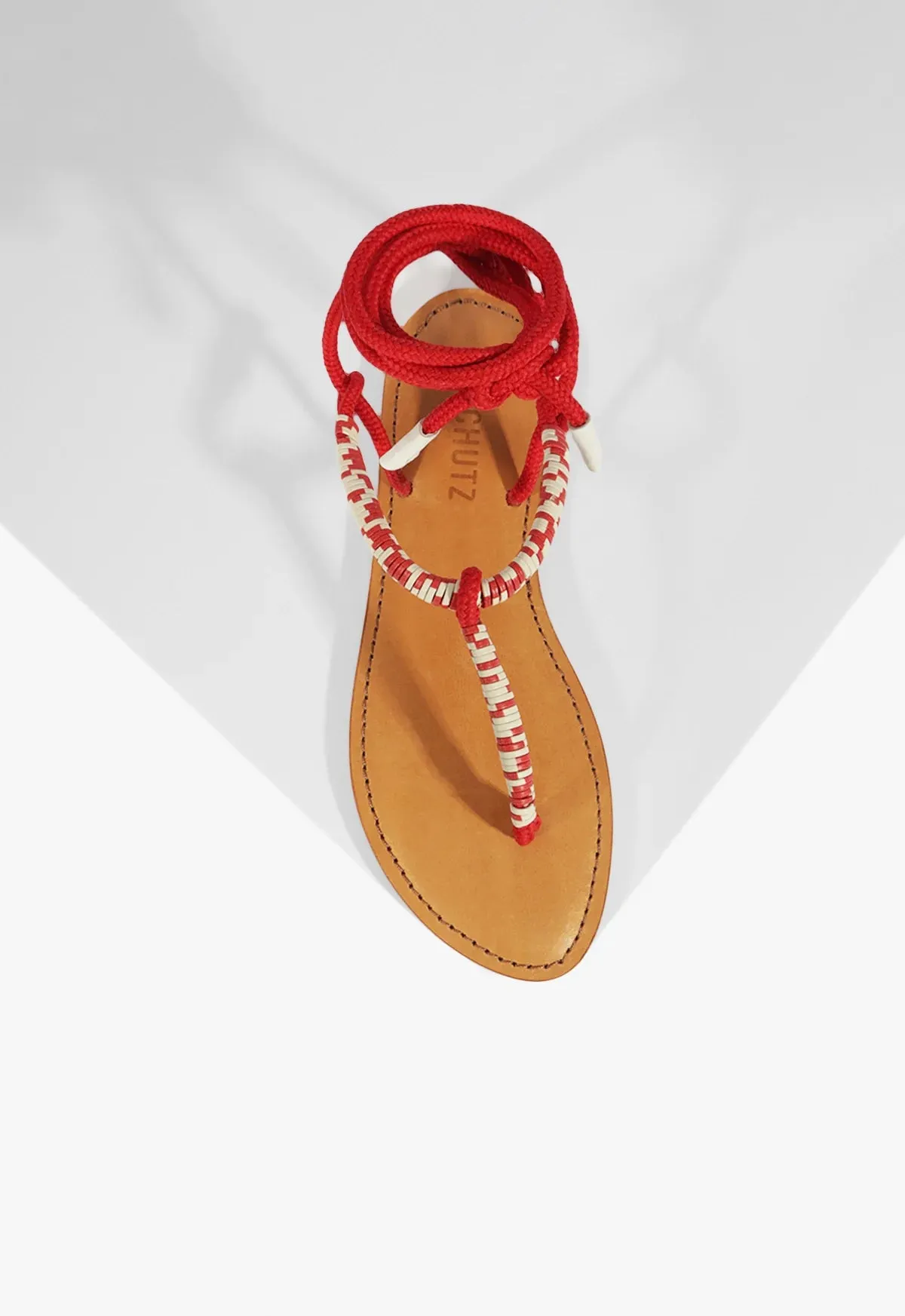 Claire Sandal in Ultra Red