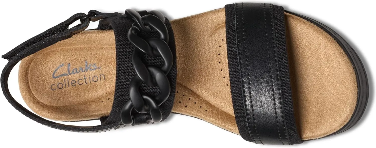 Clarks Women's Wrenly Eve Wedge Sandals