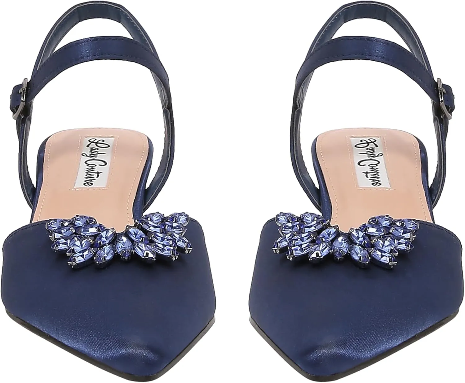 CLASSY Satin Jewel Ornament Sandal