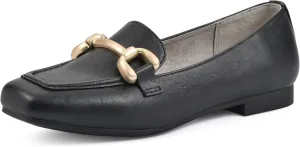 CLIFFS BY WHITE MOUNTAIN Women's Bestow Moc-Toe Loafer Flat