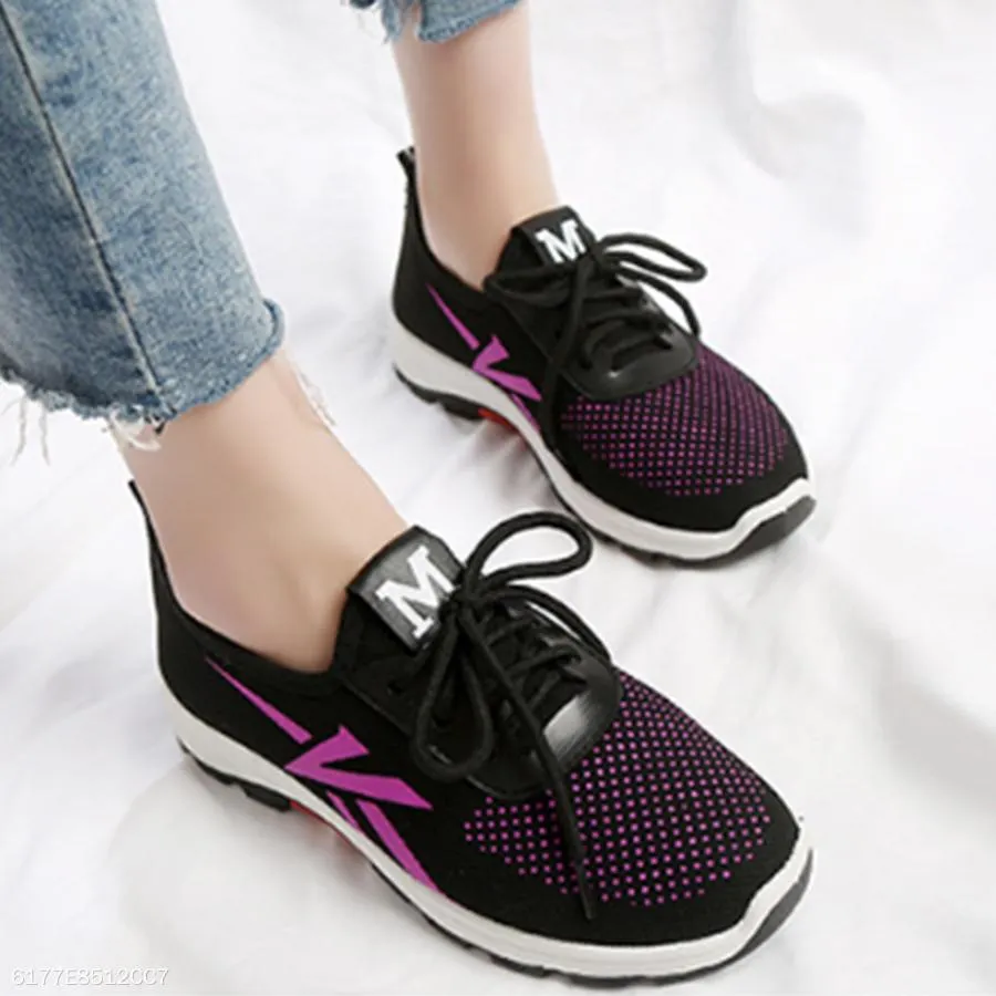 Color Block  Flat  Criss Cross  Round Toe  Casual Sneakers