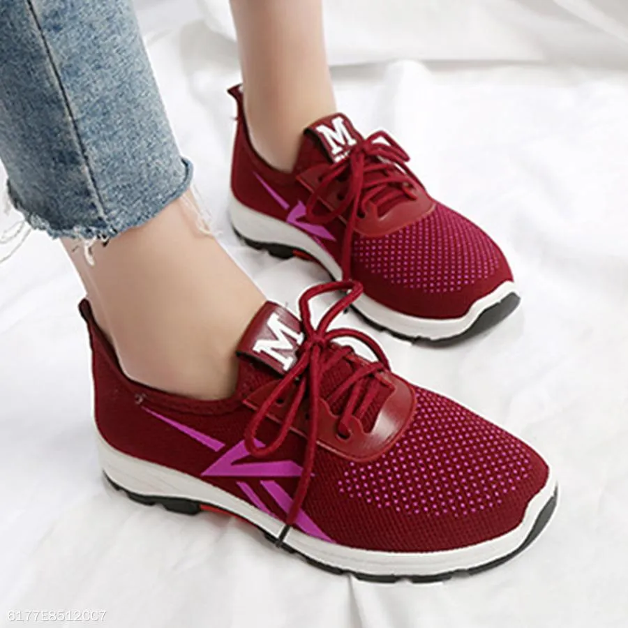 Color Block  Flat  Criss Cross  Round Toe  Casual Sneakers