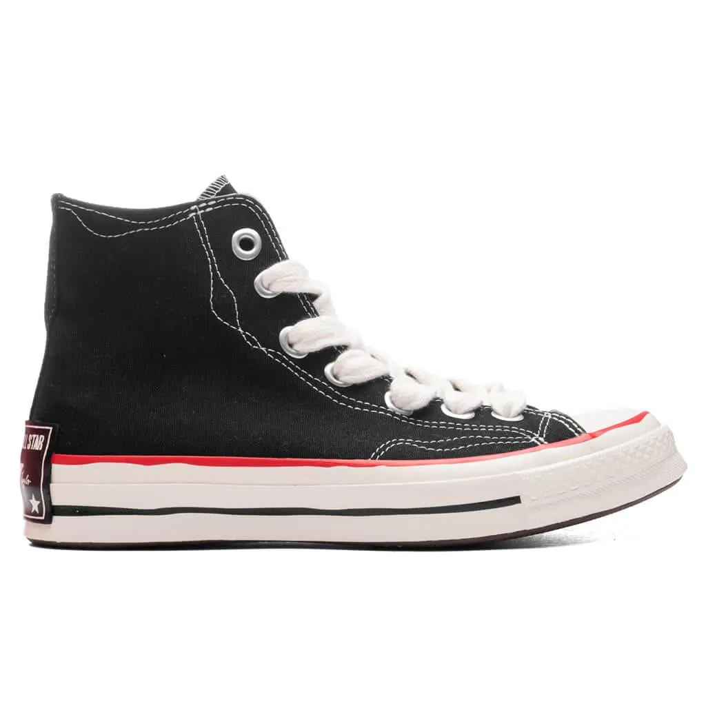 Converse Chuck 70 Hi Sketch Black White Red A09139C Shoe Sneaker Trainer