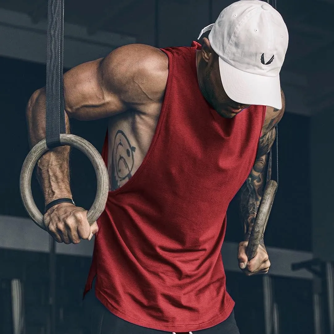 COOFANDY Men Workout Tank Top Gym Bodybuilding Sleeveless Muscle T Shirts Cut Off Shirts