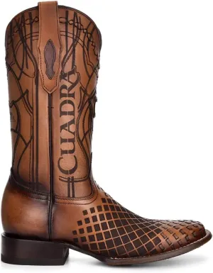 Cuadra Men's Rodeo Boot in Genuine Leather Brown