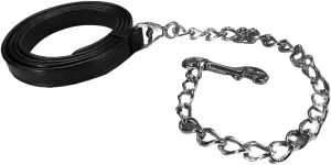 Derby Originals Multipurpose Flat Leather Lead for Cattle, Horses, or Dogs with Chain and Swivel Snap and One-Year Limited Warranty