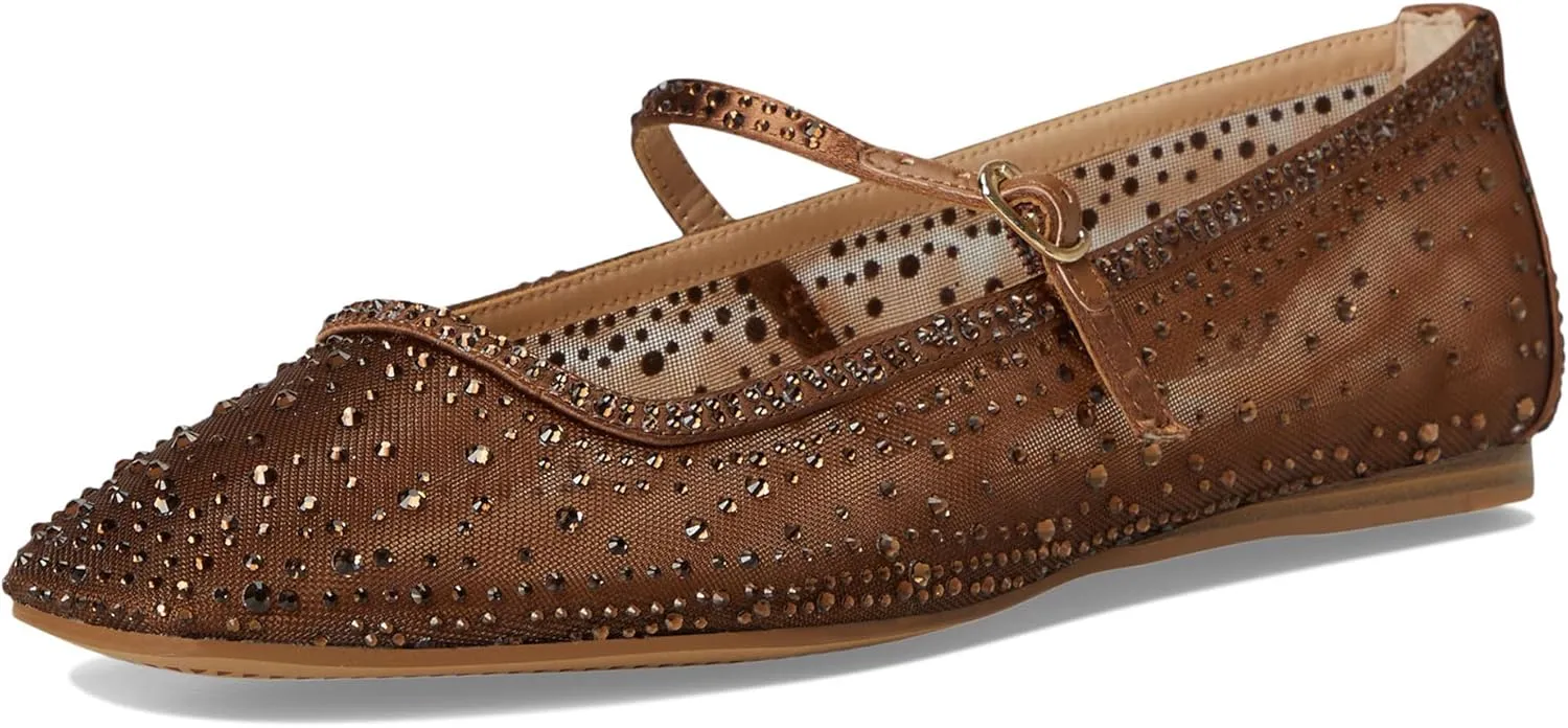 Dolce Vita Women's Reyes Crystal Ballet Flat