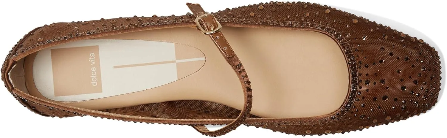 Dolce Vita Women's Reyes Crystal Ballet Flat