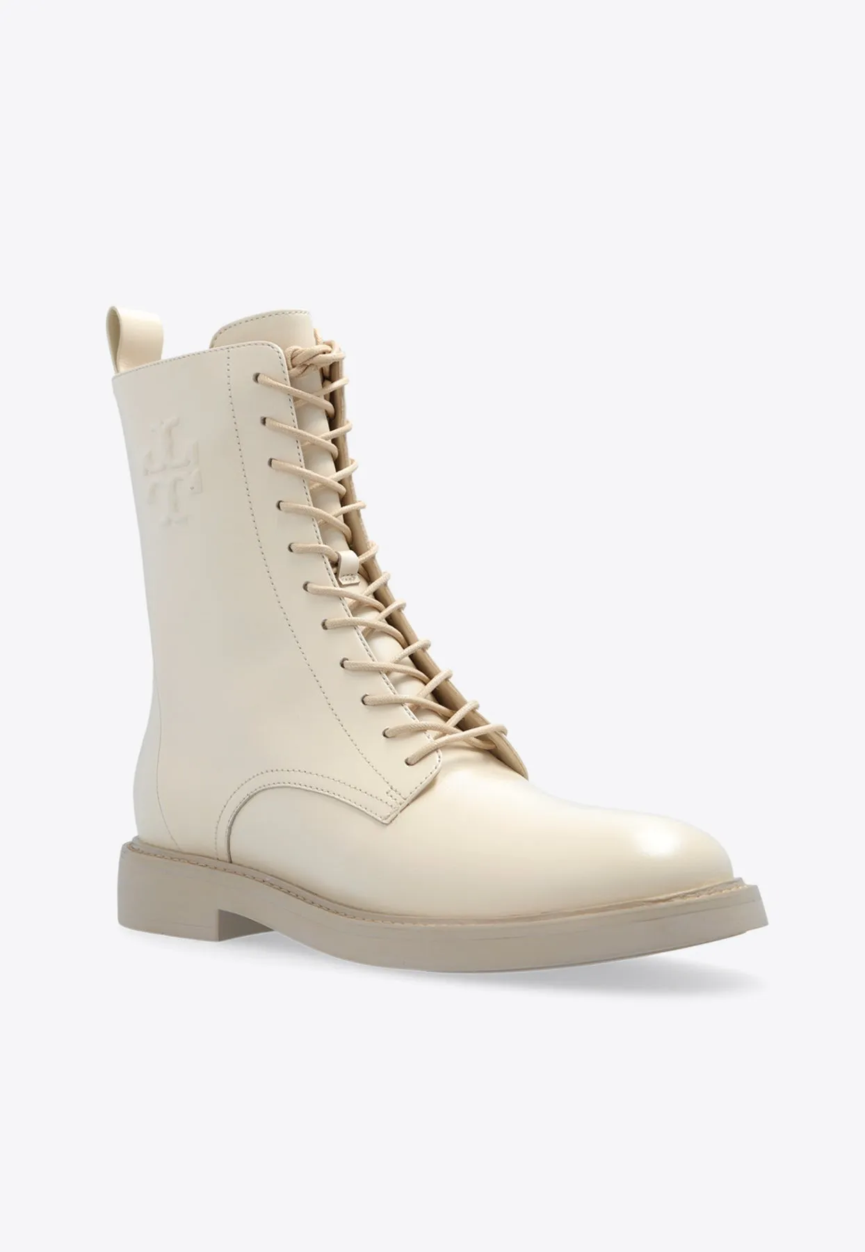 Double T Leather Ankle Boots