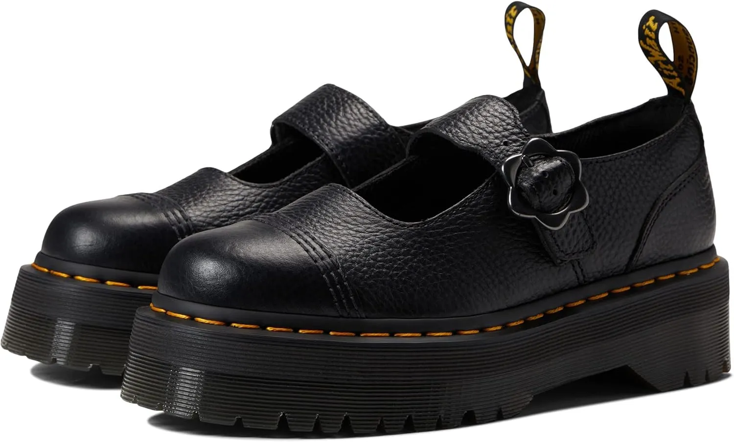 Dr. Martens Women's Addina Flower Mary Jane Flat