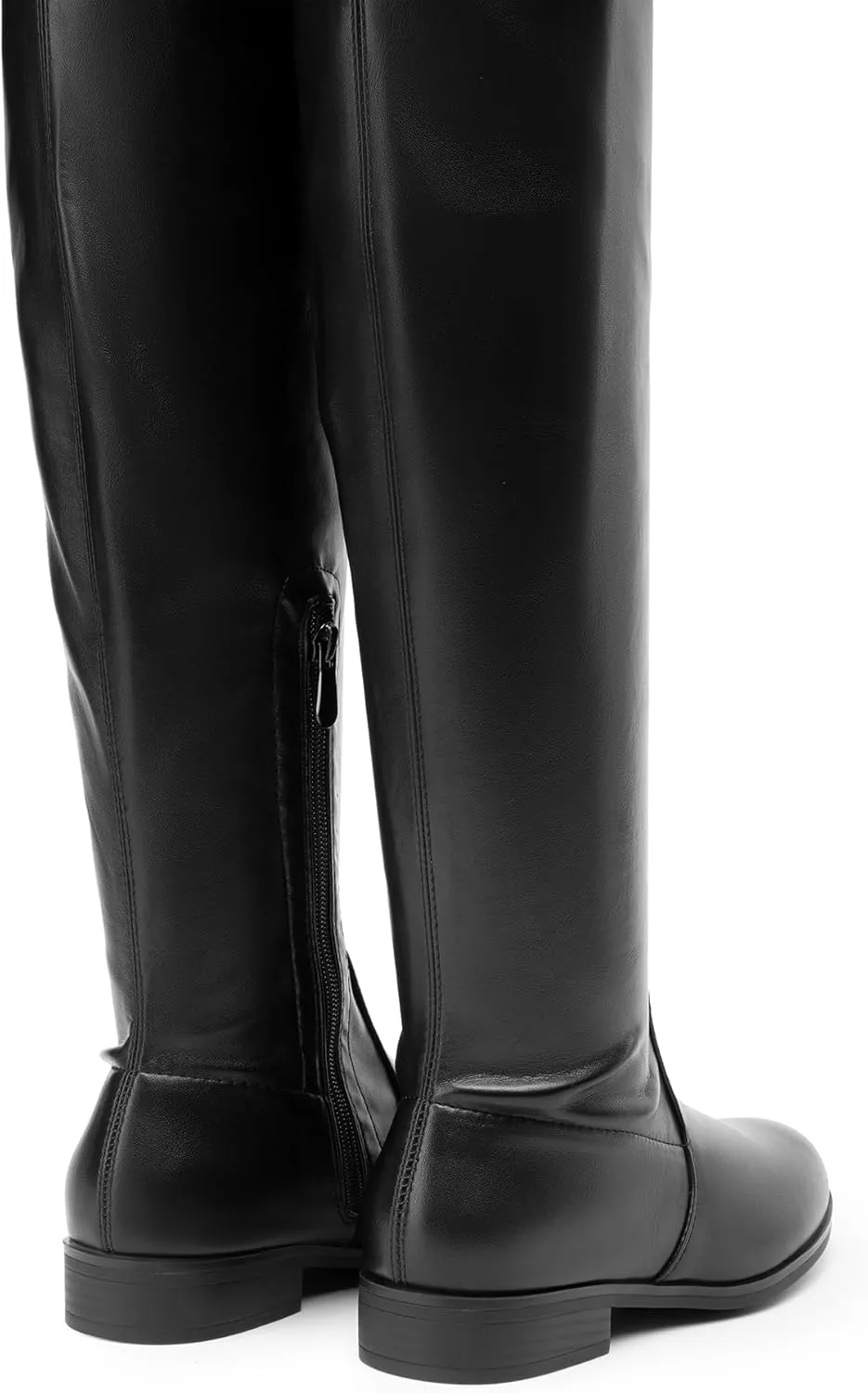 DREAM PAIRS Women's Thigh High Boots Low Block Heel Casual Fashion Over the Knee Boots