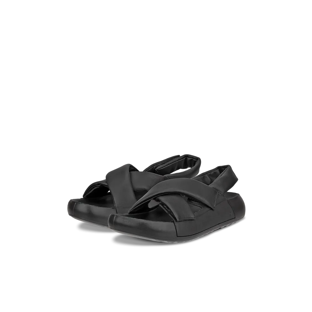 ECCO 206653 01001 Cozmo Pf 2-Strap Sandals Black