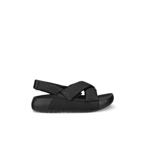 ECCO 206653 01001 Cozmo Pf 2-Strap Sandals Black