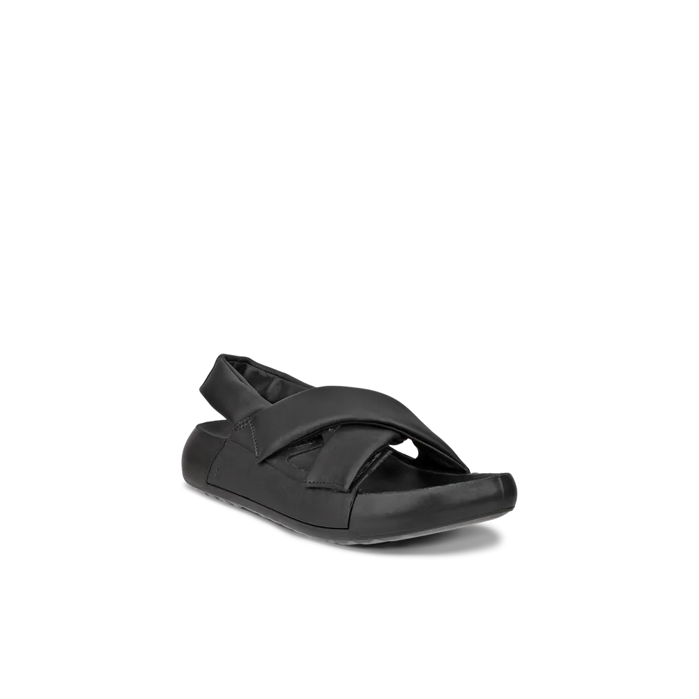 ECCO 206653 01001 Cozmo Pf 2-Strap Sandals Black