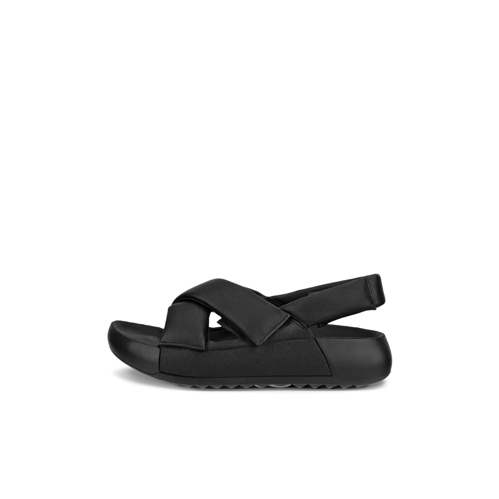 ECCO 206653 01001 Cozmo Pf 2-Strap Sandals Black