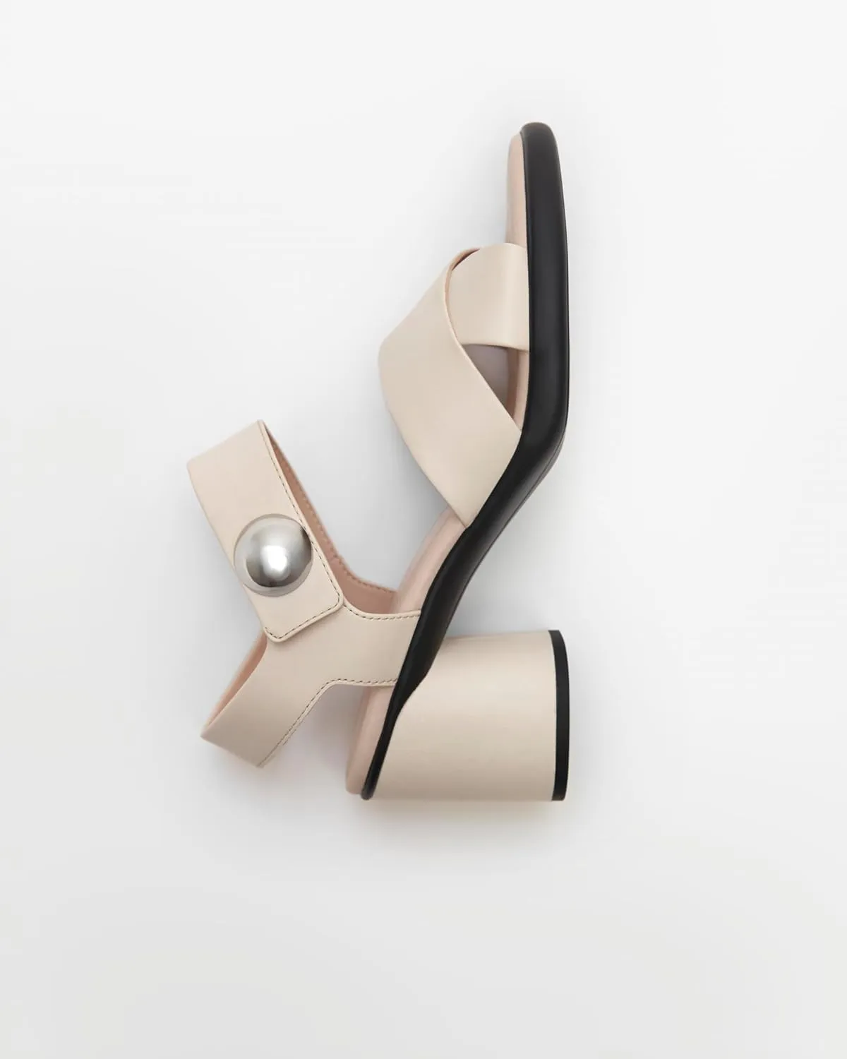 ECCO Women's Sculpted 55 Luxe Button Heeled Sandal