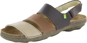 El Naturalista Womens Torcal N317 Sandal Shoes, Wood Mixed, EU 40 / US 9